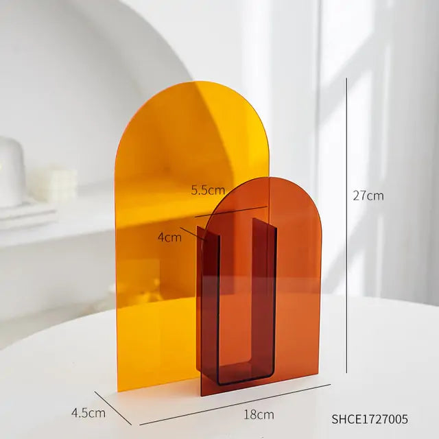 Minimalist Acrylic Vase