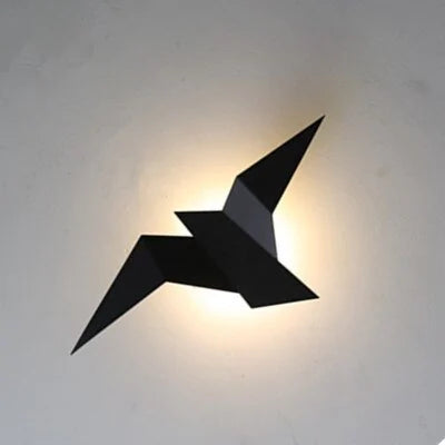 Nordic Iron Bird Wall Lamp